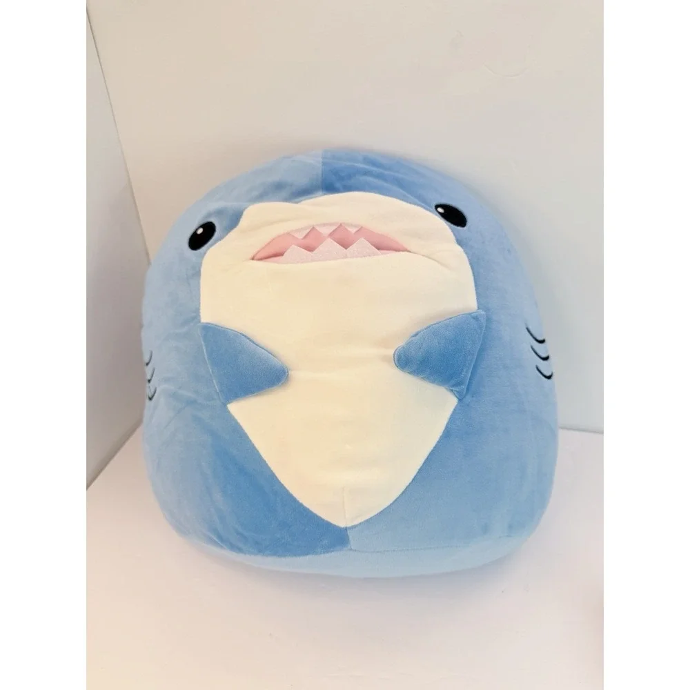 Tachippa Shark JB Blue Stuffed Animal Pillow Plush Large 13